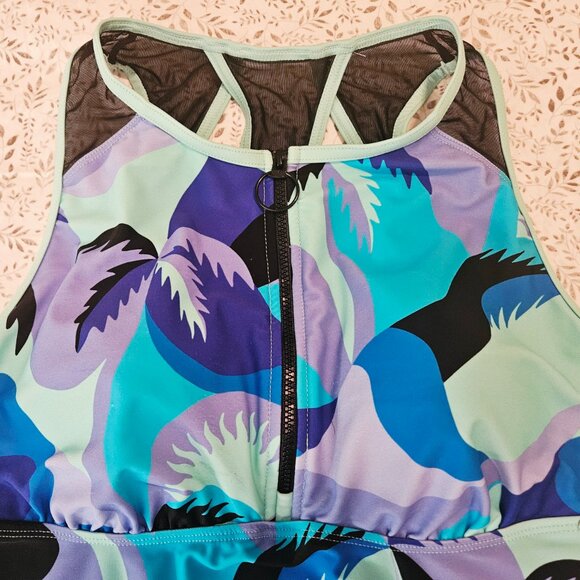 ZeroXposur Women's Tankini Swimsuit Top Size M - Picture 3 of 9